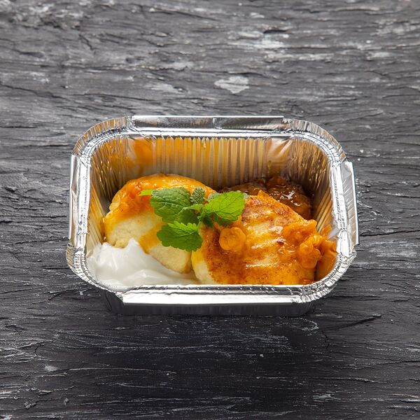 Сырники с поморской ягодой