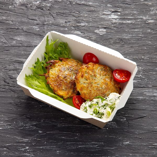 Драники с соусом тар-тар